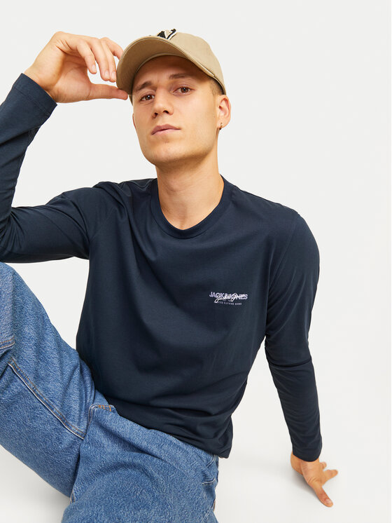 Jack&Jones Jack&Jones Hosszú ujjú Alvis 12259735 Sötétkék Standard Fit