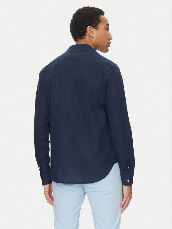 Blend Blend Särk 20718400 Tumesinine Regular Fit