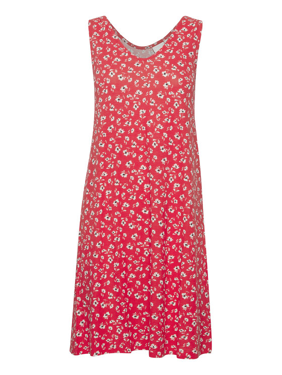 ICHI ICHI Sommerkleid 20118422 Rot Regular Fit