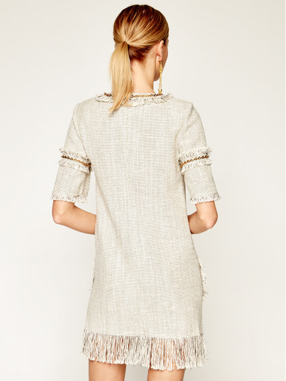 Elisabetta Franchi Elisabetta Franchi Коктейльна сукня AB-003-03E2-V599 Бежевий Slim Fit