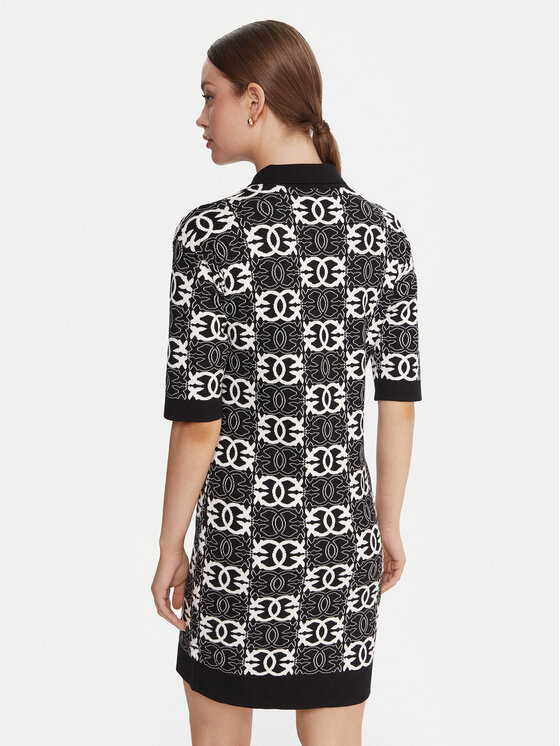 PINKO PINKO Suknelė Nothing 106039 A2YD Juoda Regular Fit