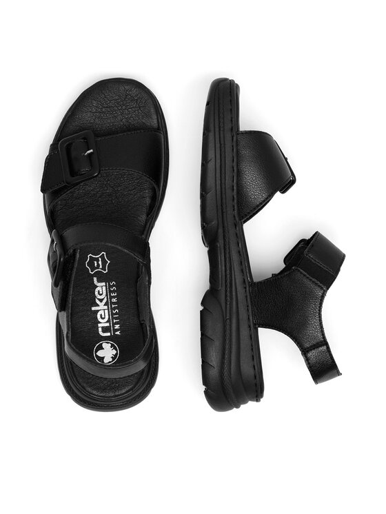 Rieker Rieker Sandalen 66680-00 Schwarz