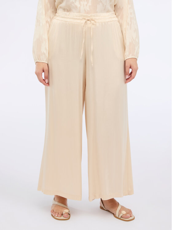Fiorella Rubino Fiorella Rubino Pantaloni di tessuto P018L002329N011 Écru Regular Fit