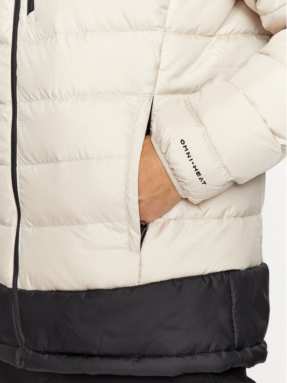 Columbia Columbia Kurtka puchowa Autumn Park™ Down Hooded Jacket Écru Regular Fit