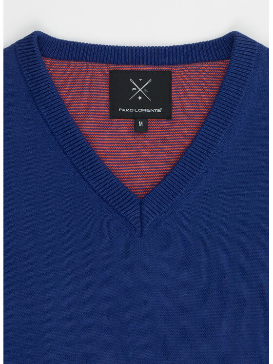 Pako Lorente Pako Lorente Sweter P23SB-2X-001 Niebieski Regular Fit