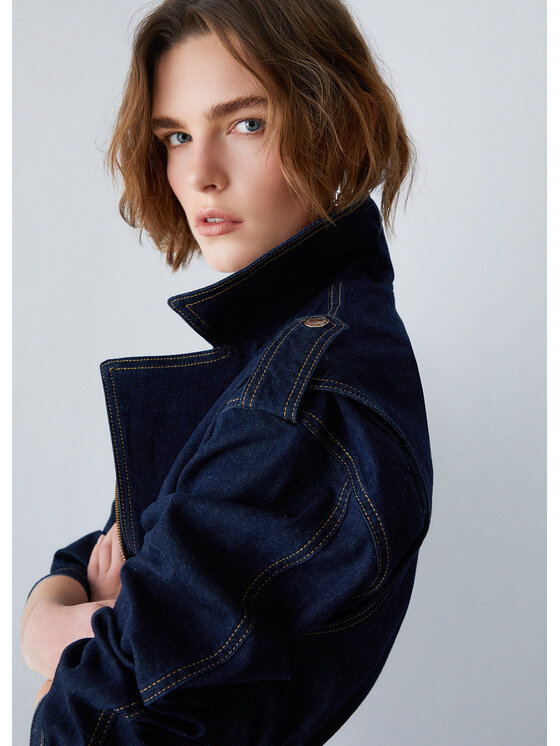 Liu Jo Liu Jo Giacca di jeans UA6095D492577000 Celeste Regular Fit