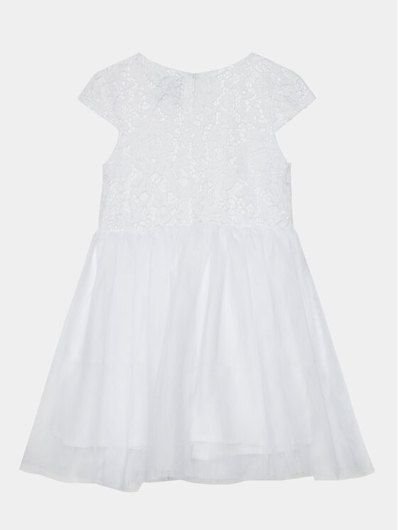 Guess Guess Sukienka elegancka A4RK01 WFYM0 Biały Regular Fit