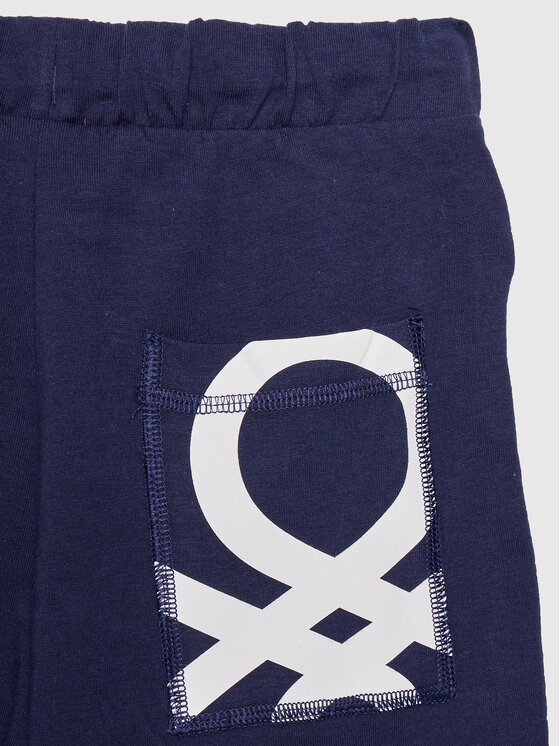 United Colors Of Benetton United Colors Of Benetton Pantaloni scurți sport 3BL0I0501 Bleumarin Regular Fit