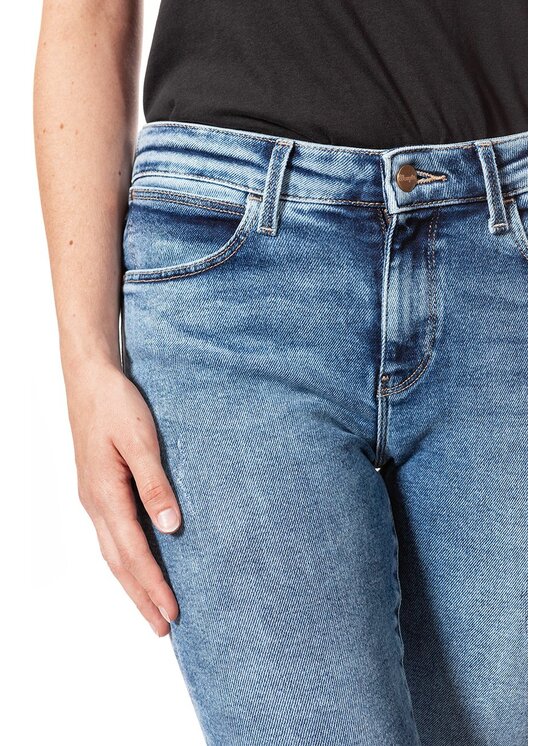 Wrangler Wrangler Jeansy SKINNY Niebieski Skinny Fit