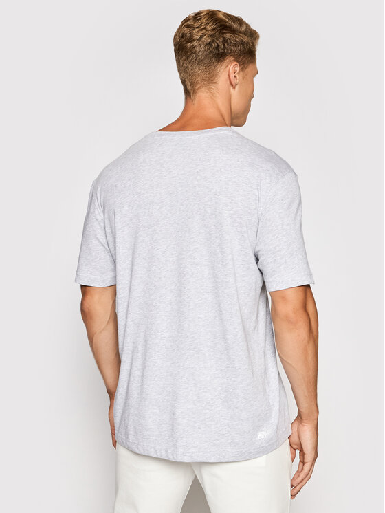 Lacoste Lacoste T-krekls TH7618 Pelēks Regular Fit