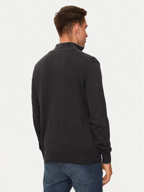 La Martina La Martina Sweter ZMS003 YW091 Szary Regular Fit