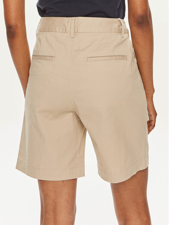 Gant Gant Szorty materiałowe Chino 4020078 Beżowy Slim Fit
