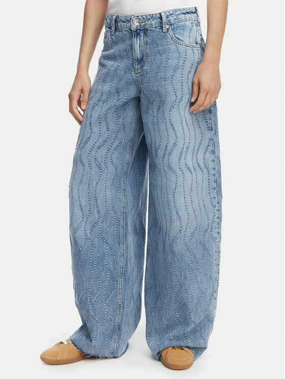 Liu Jo Liu Jo Jeans UA6195 D0316 Blu Wide Leg