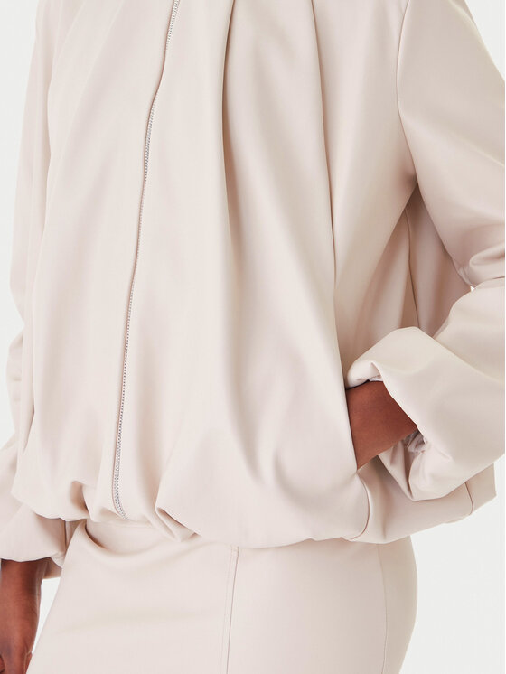 Rinascimento Rinascimento Куртка зі штучної шкіри CFC0127530003 Бежевий Relaxed Fit