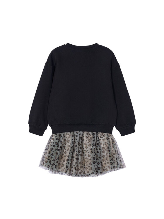 Mayoral Mayoral Set Sweatshirt und Rock 4936 Schwarz Regular Fit