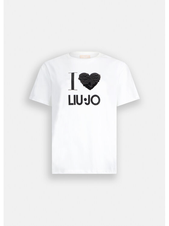 Liu Jo Liu Jo T-shirt MF5345JS923M9683 Bianco Regular Fit