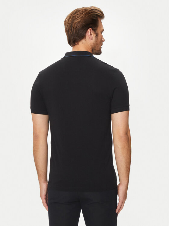 BOSS Boss Polo Paule 4 50506195 Crna Slim Fit