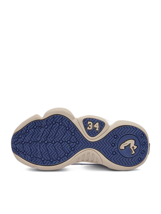 SHAQ SHAQ Sneakersy EO-NET LOW AQ95089Y-WT Biały