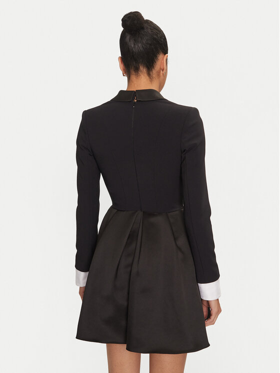 Elisabetta Franchi Elisabetta Franchi Sukienka koktajlowa AB-710-47E2-V560 Czarny Regular Fit