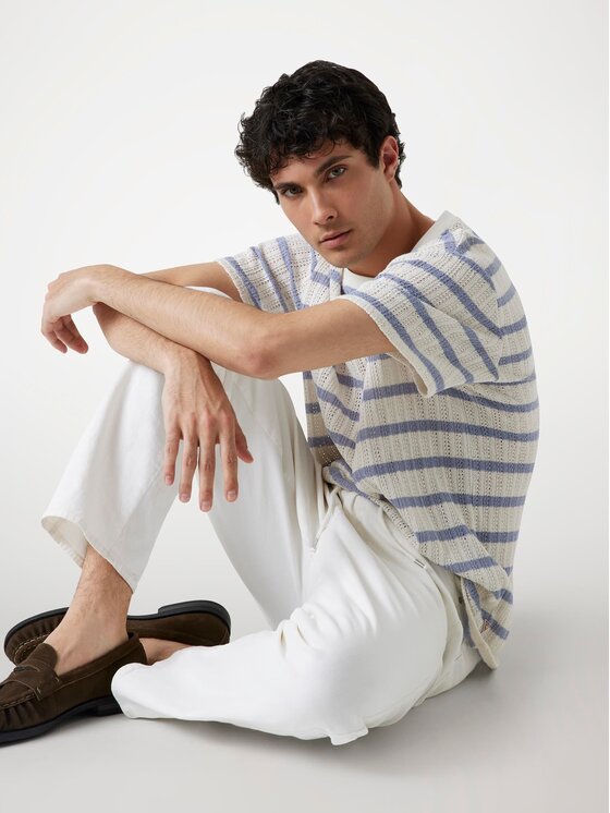 Guess Guess T-Shirt 176369 Niebieski Classic Fit