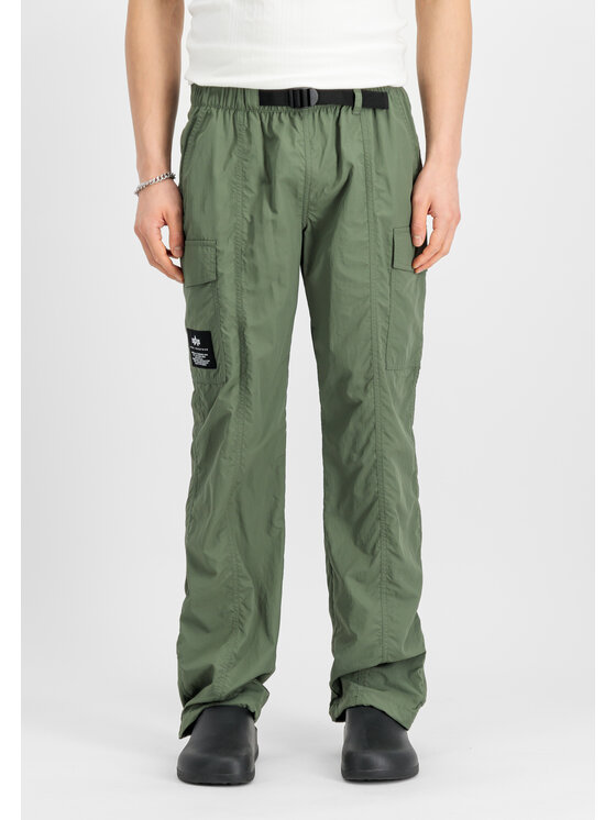 Alpha Industries Alpha Industries Spodnie cargo Nylon Cargo Pant Zielony Straight Leg