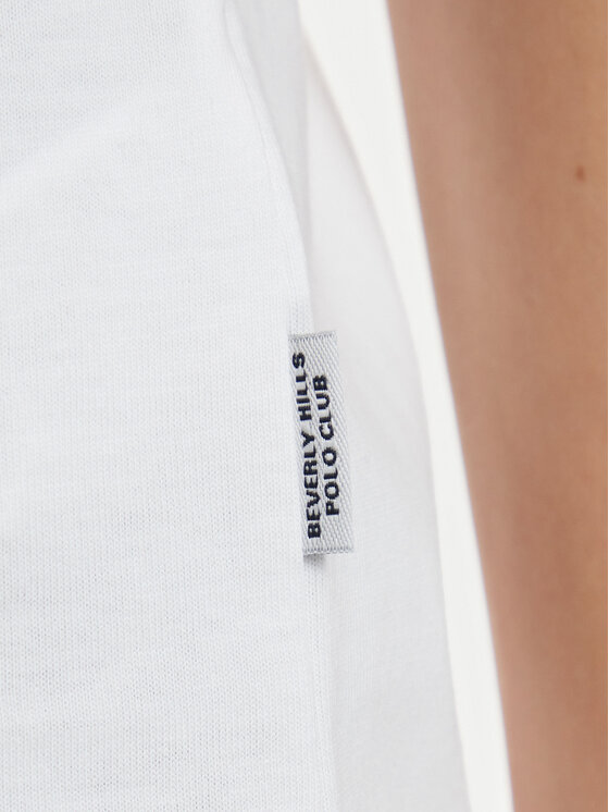 Beverly Hills Polo Club Beverly Hills Polo Club Футболка P-SS26W-TS516518 Білий Regular Fit