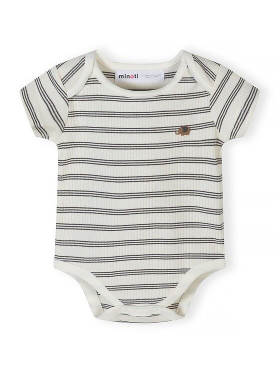 minoti minoti Body NOSBABYRIB2 Écru Regular Fit