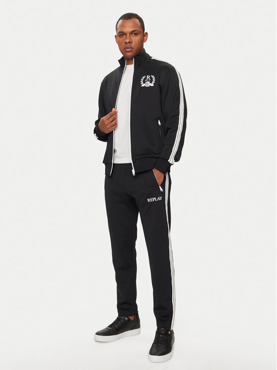 REPLAY Replay Спортивні штани M9987.000.23590 Чорний Regular Fit