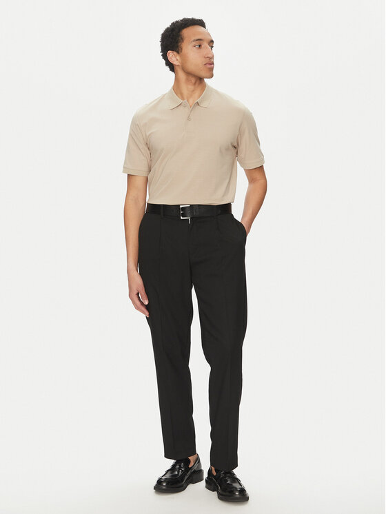 Jack&Jones Jack&Jones Polokošeľa Jaxon 12268227 Béžová Regular Fit