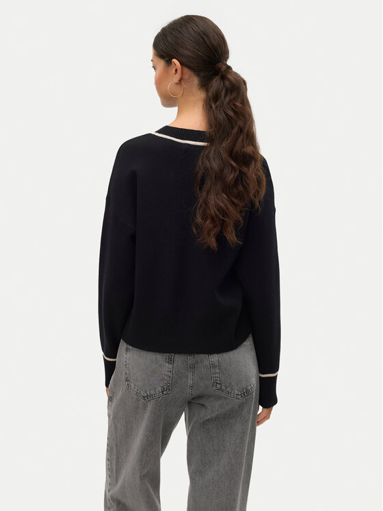 Vero Moda Vero Moda Megztinis Saba 10318077 Juoda Regular Fit