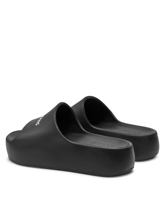 Tommy Jeans Tommy Jeans Чехли Tjw Chunky Flatform Slide EN0EN02586 Черен