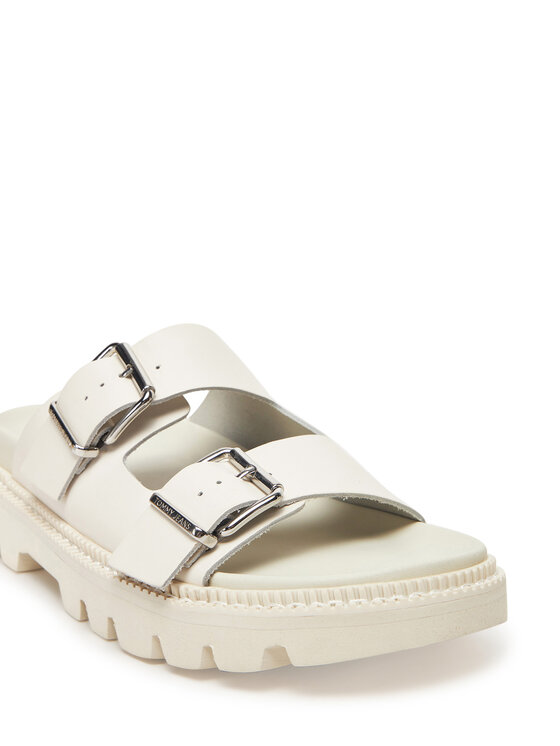Tommy Jeans Tommy Jeans Şlapi Tjw Double Strap Sandal EN0EN02753 Alb
