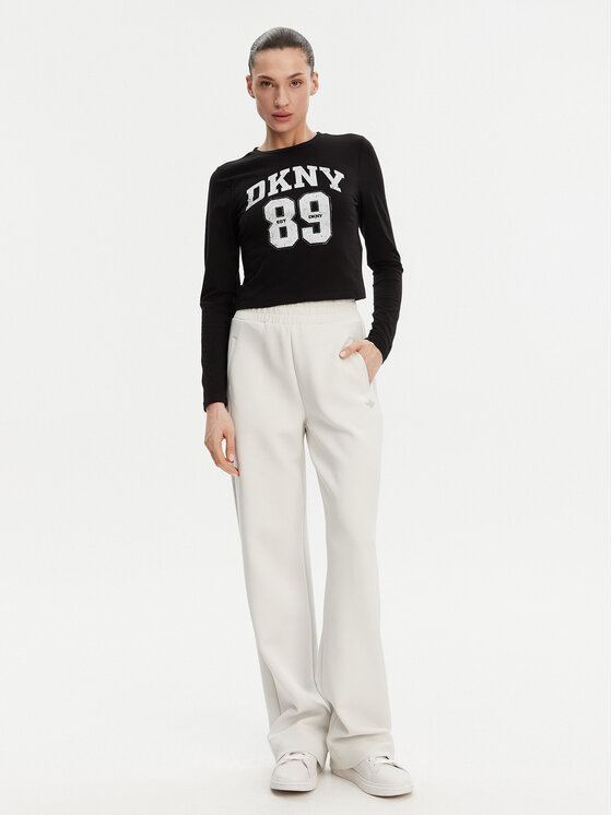 DKNY DKNY Bluzka DP4T9979 Czarny Regular Fit