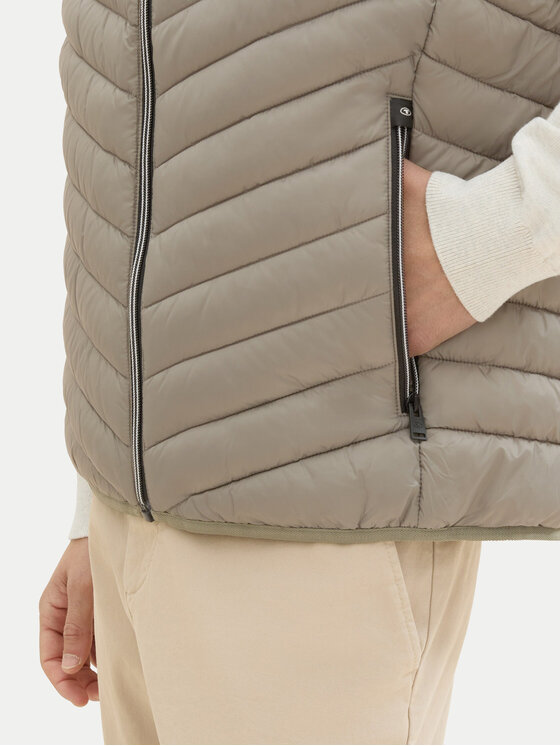 Tom Tailor Tom Tailor Weste 1041310 Grün Regular Fit