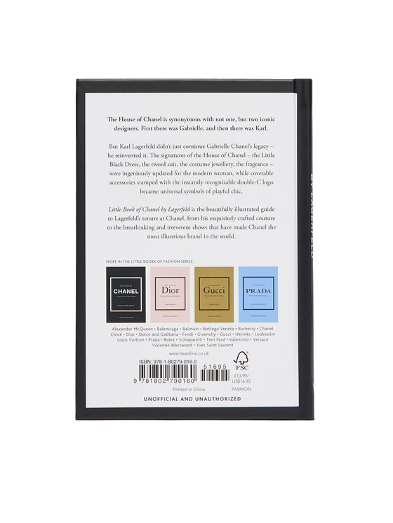 Welbeck Welbeck Kniha Little Book of Chanel by Lagerfeld 9781802790160 Bílá