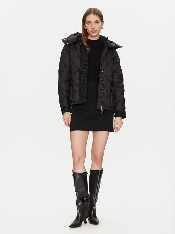 Fracomina Fracomina Giubbotto invernale FR24WC3003O423S9 Nero Regular Fit