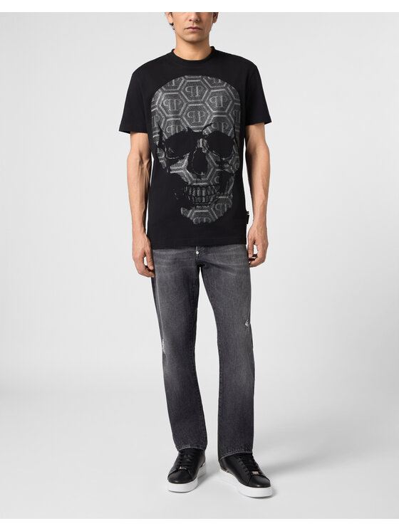 PHILIPP PLEIN PHILIPP PLEIN T-shirt 31298 Nero Regular Fit