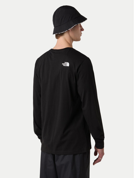 The North Face The North Face Longsleeve Fine NF0A8A6P Czarny Regular Fit