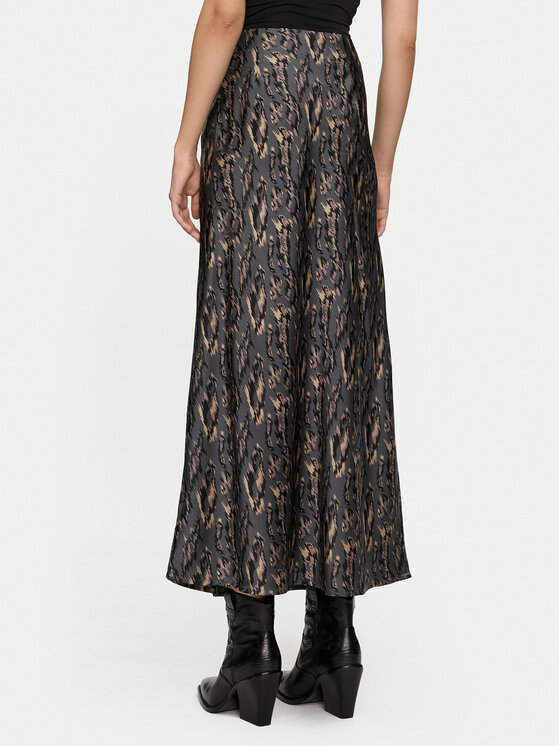 Brave Soul Brave Soul Maxi sukňa LSKW-272JASPER Sivá Regular Fit