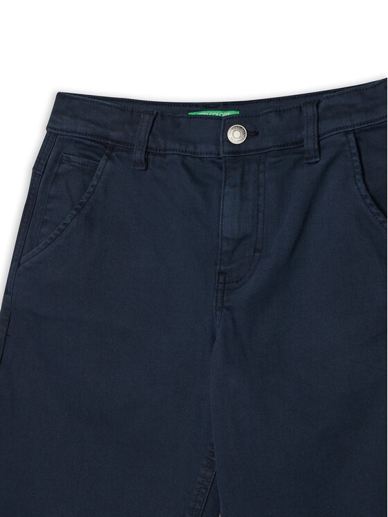 United Colors Of Benetton United Colors Of Benetton Auduma šorti 4QNJC903Q Tumši zils Regular Fit