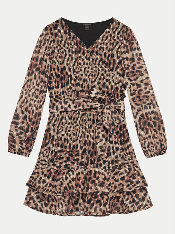 Guess Guess Každodenní šaty J4BK19 WGLQ0 Barevná Regular Fit