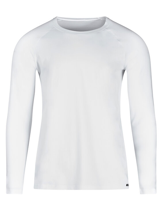 Skiny Skiny Longsleeve 080509 Biały Regular Fit