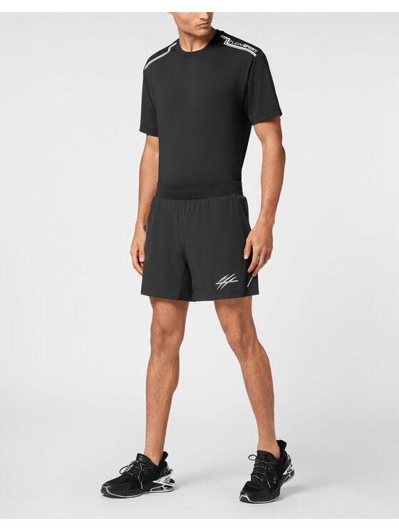 Plein Sport Plein Sport Pantaloncini 22995 Nero Jogger Fit
