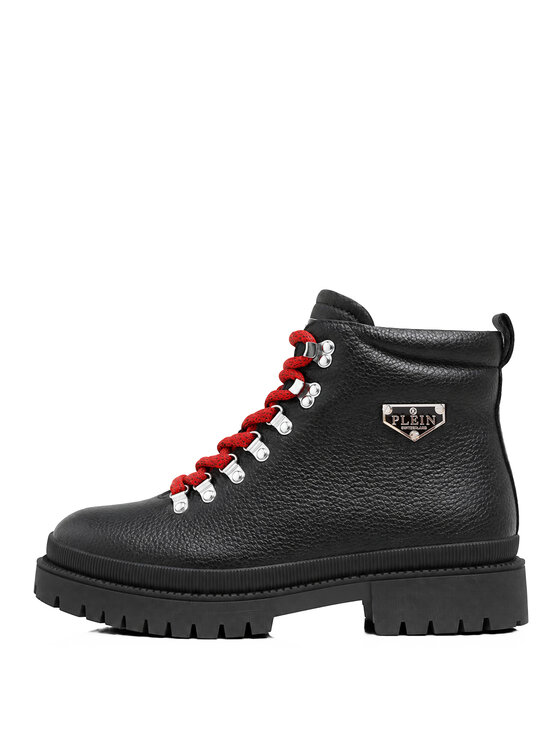 PHILIPP PLEIN PHILIPP PLEIN Kotníková obuv s elastickým prvkem 31828 Černá