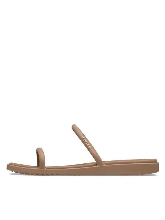 Crocs Crocs Klapki Miami Two Strap Sandal 209795 Brązowy