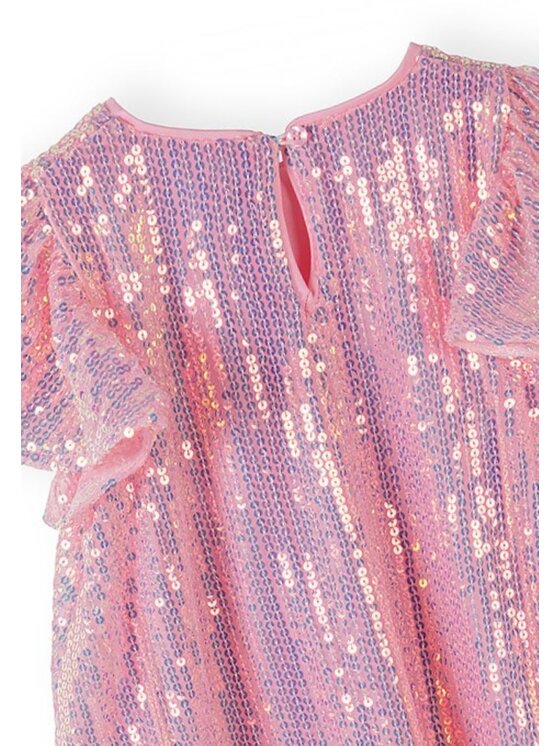 minoti minoti Sukienka elegancka 32DRESS151 Różowy Regular Fit