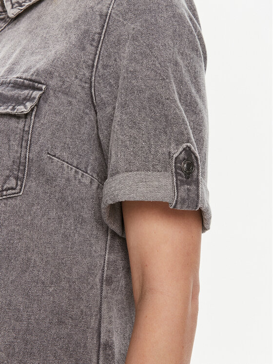 Vero Moda Vero Moda Džínové šaty Jennie 10309665 Šedá Regular Fit