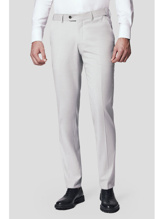 Lancerto Lancerto Garnitur Raleigh GA073125000007 Szary Slim Fit