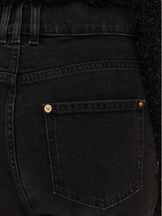 Balmain Balmain Džínsy DF1MG007DB67 Čierna Slim Fit