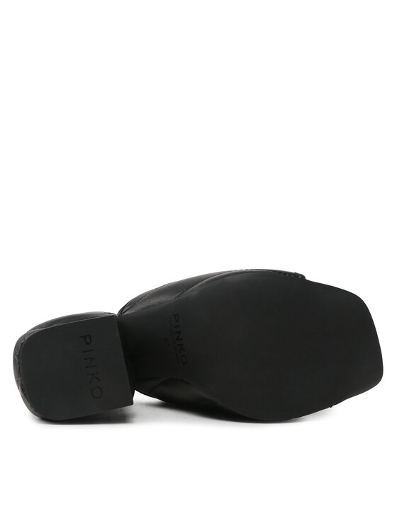 PINKO PINKO Ciabatte Martine Sabot Nappa Trapuntata PE 23 BLKS1 100666 A0O0 Nero